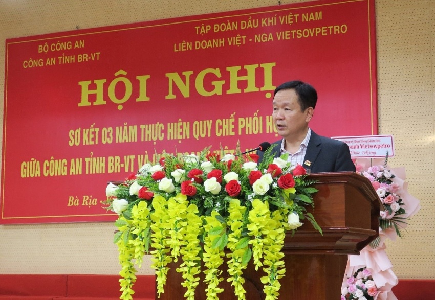 Công tác phối hợp giữa Vietsovpetro và Công an tỉnh Bà Rịa - Vũng Tàu đạt hiệu quả cao Công tác phối hợp giữa Vietsovpetro và Công an tỉnh Bà Rịa - Vũng Tàu đạt hiệu quả cao
