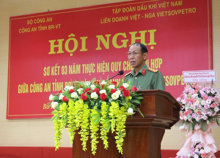 Công tác phối hợp giữa Vietsovpetro và Công an tỉnh Bà Rịa - Vũng Tàu đạt hiệu quả cao Công tác phối hợp giữa Vietsovpetro và Công an tỉnh Bà Rịa - Vũng Tàu đạt hiệu quả cao