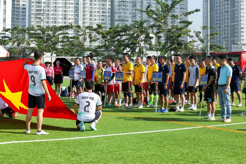Sôi nổi Giải bóng đá PVEP CUP khu vực phía Nam năm 2023