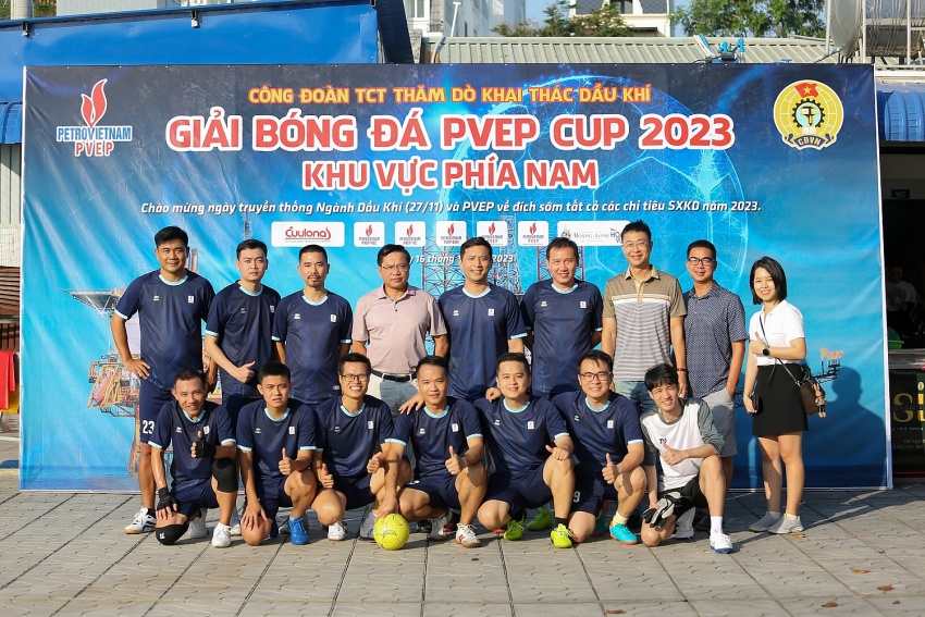 Sôi nổi Giải bóng đá PVEP CUP khu vực phía Nam năm 2023