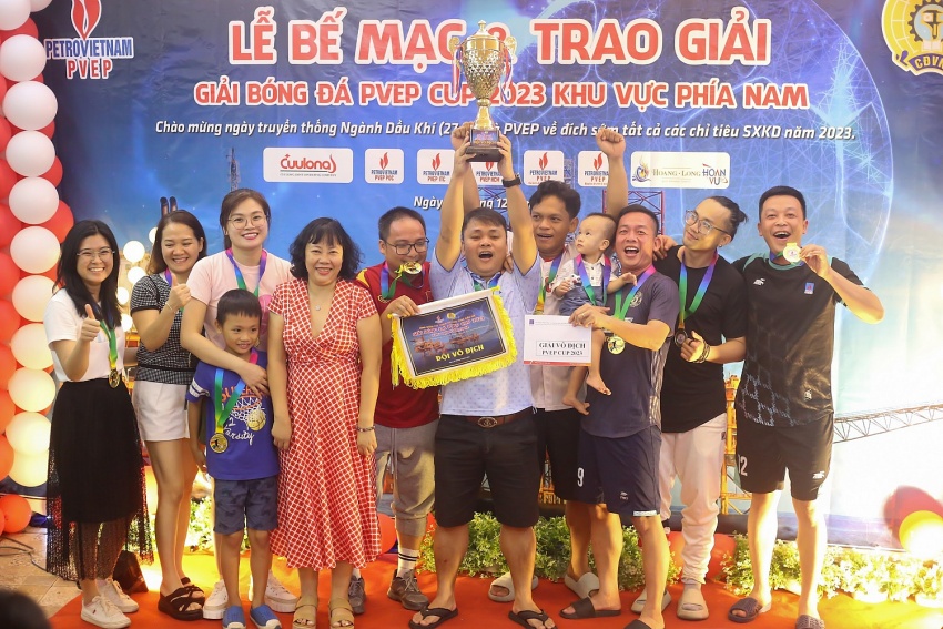 Sôi nổi Giải bóng đá PVEP CUP khu vực phía Nam năm 2023