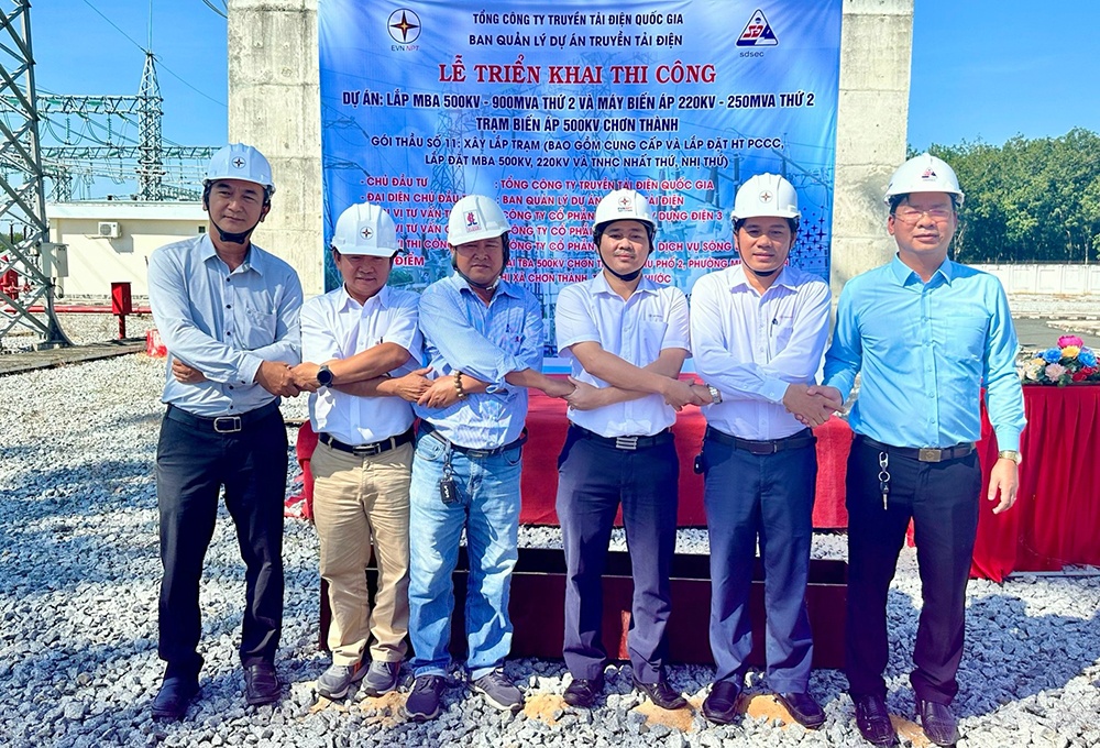 Trạm biến áp 500kV Chơn Thành sẽ được nâng công suất lên gấp đôi so với hiện nay Trạm biến áp 500kV Chơn Thành sẽ được nâng công suất lên gấp đôi
