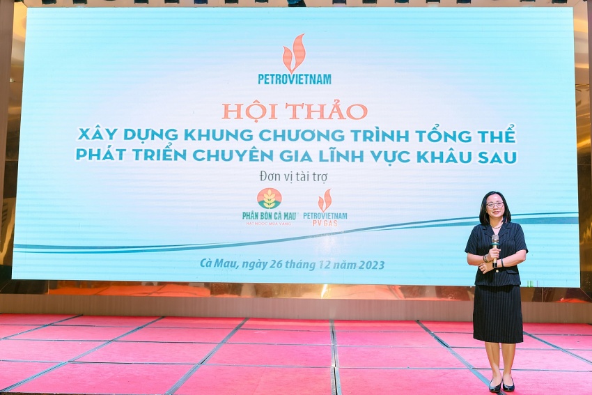 Hội thảo Xây dựng khung chương trình tổng thể phát triển chuyên gia lĩnh vực khâu sau của PVN