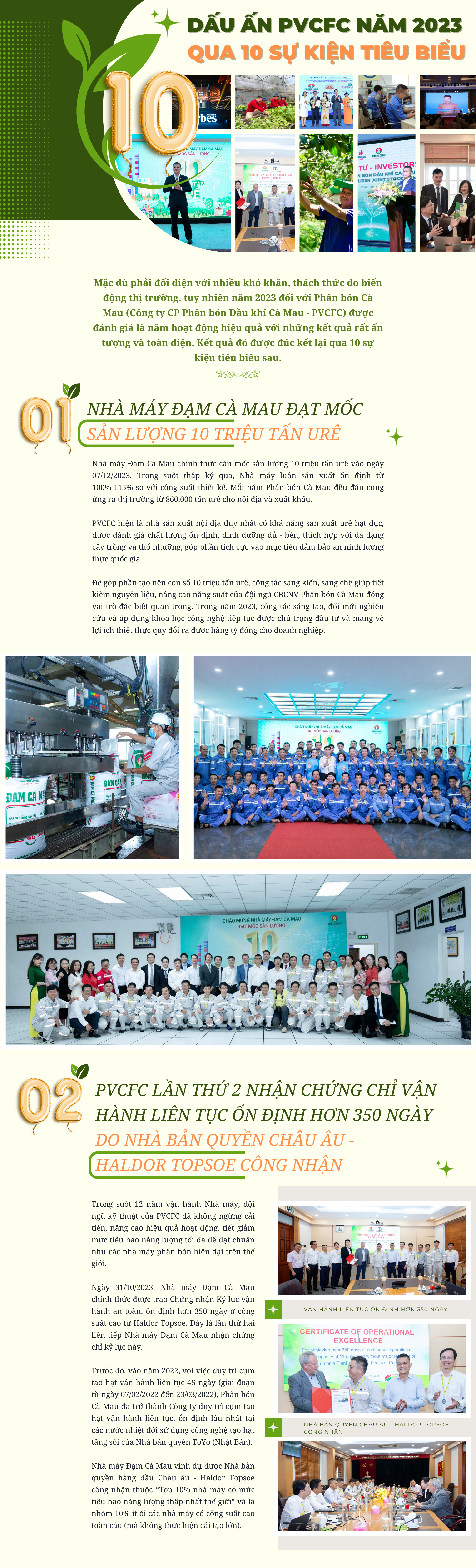 [P magazine] Dấu ấn PVCFC năm 2023 qua 10 sự kiện tiêu biểu