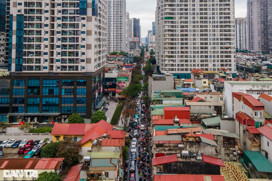 Hiện trạng đường Nguyễn Tuân dự kiến mở rộng lên 21m để giảm ùn tắc
