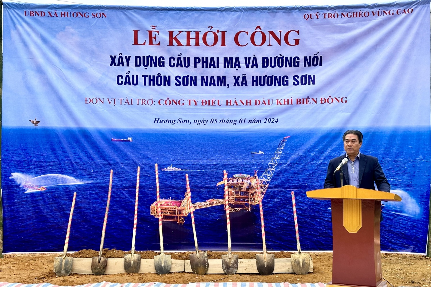BIENDONG POC tài trợ xây dựng cầu, đường dân sinh tại Hà Giang BIENDONG POC tài trợ xây dựng cầu, đường dân sinh tại Hà Giang