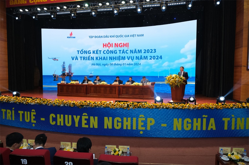 BSR tham dự Hội nghị Tổng kết công tác năm 2023, triển khai nhiệm vụ năm 2024 của Petrovietnam