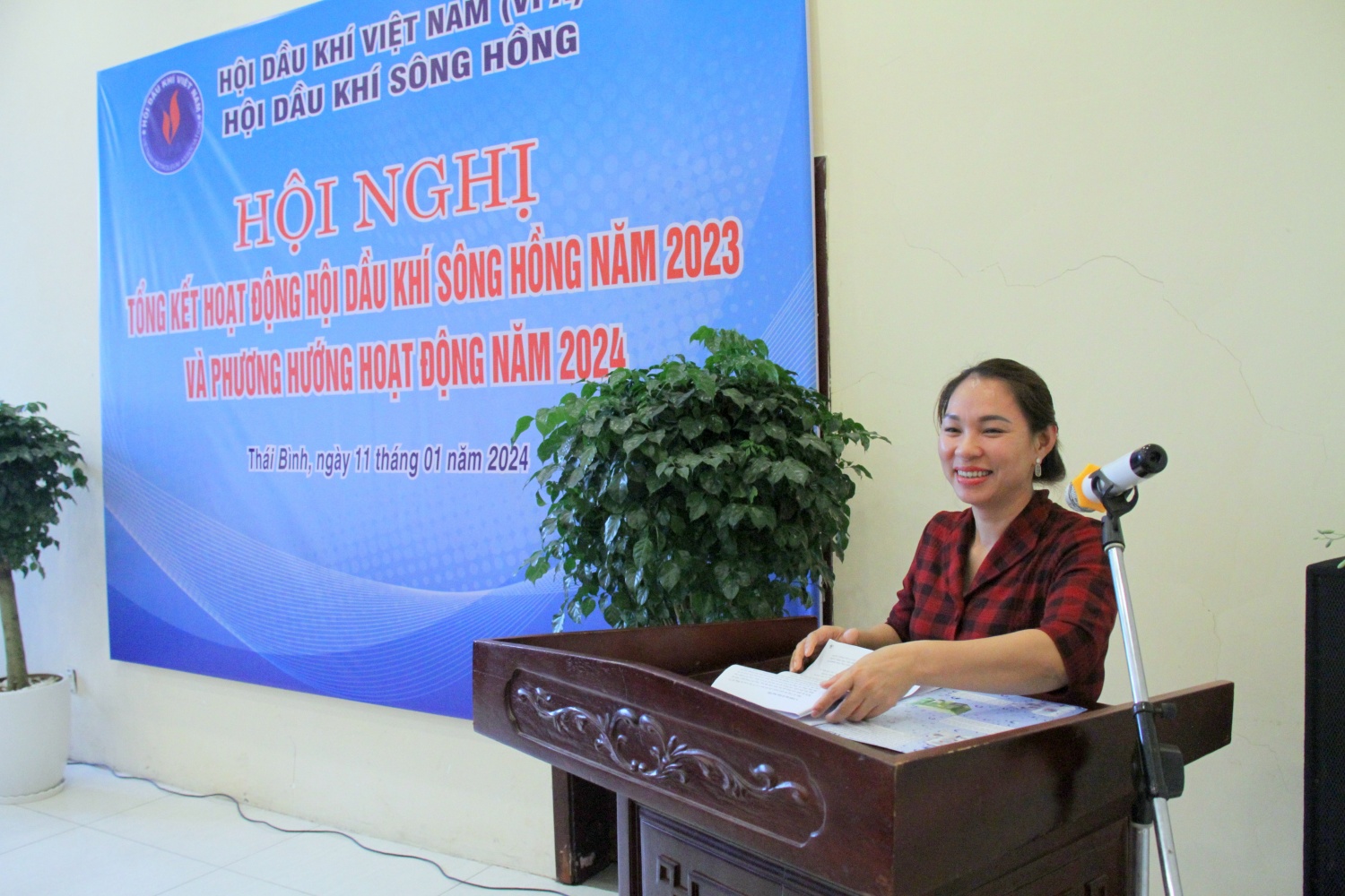 Hội Dầu khí Sông Hồng tổng kết hoạt động năm 2023 Hội Dầu khí Sông Hồng tổng kết hoạt động năm 2023