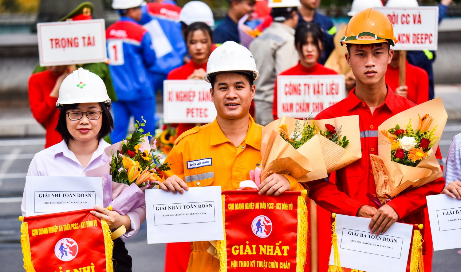 Hình 2. KHP luôn đạt giải cao tại các cuộc thi PCCC hàng năm