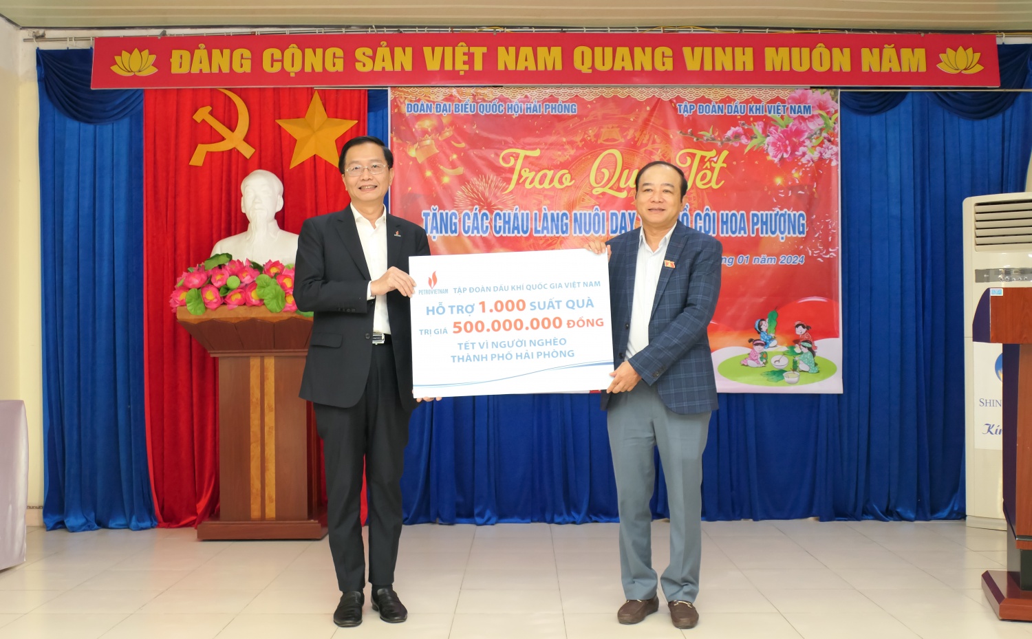 Petrovietnam thực hiện công tác an sinh xã hội tại Hải Phòng