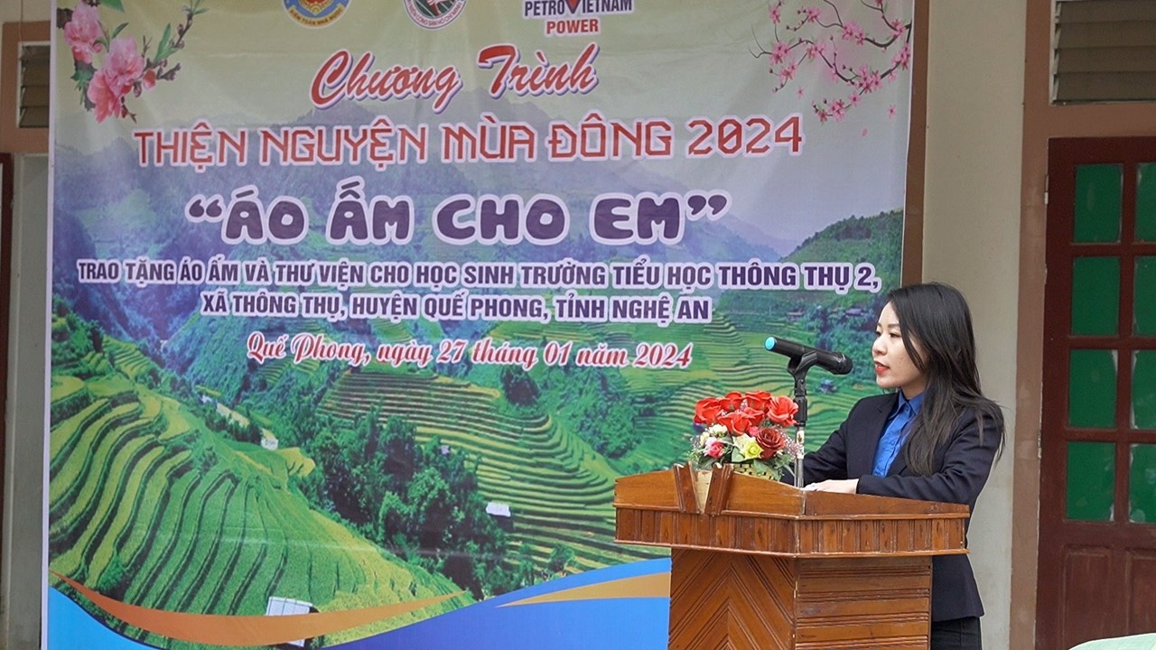 Đoàn Thanh niên PV Power mang "Áo ấm cho em" tại huyện Quế Phong, tỉnh Nghệ An Đoàn Thanh niên PV Power mang "Áo ấm cho em" tại huyện Quế Phong, tỉnh Nghệ An