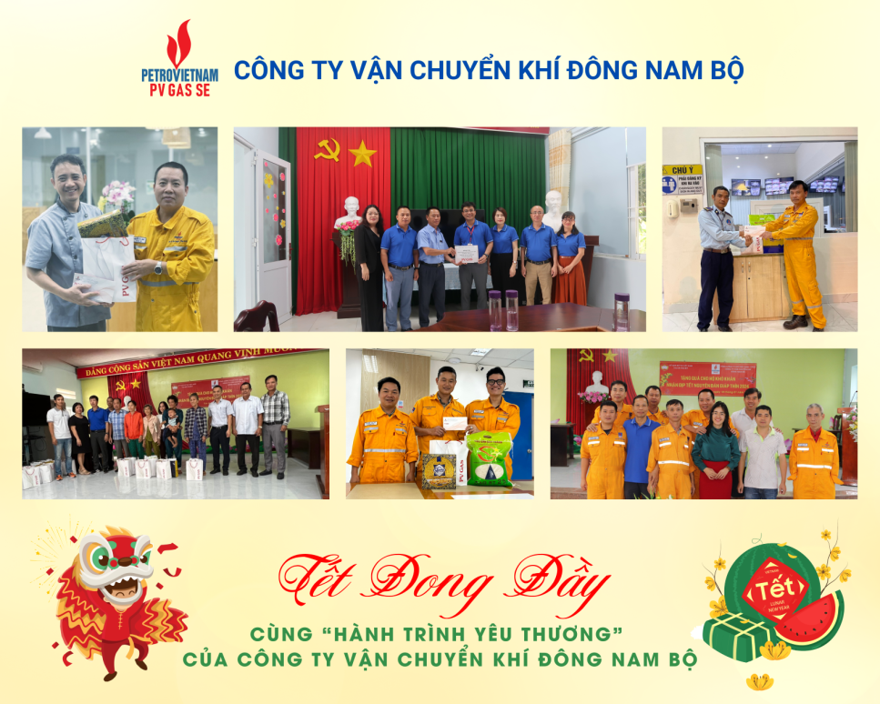 Hình 1. PV GAS SE chung tay tạo nên Tết đong đầy