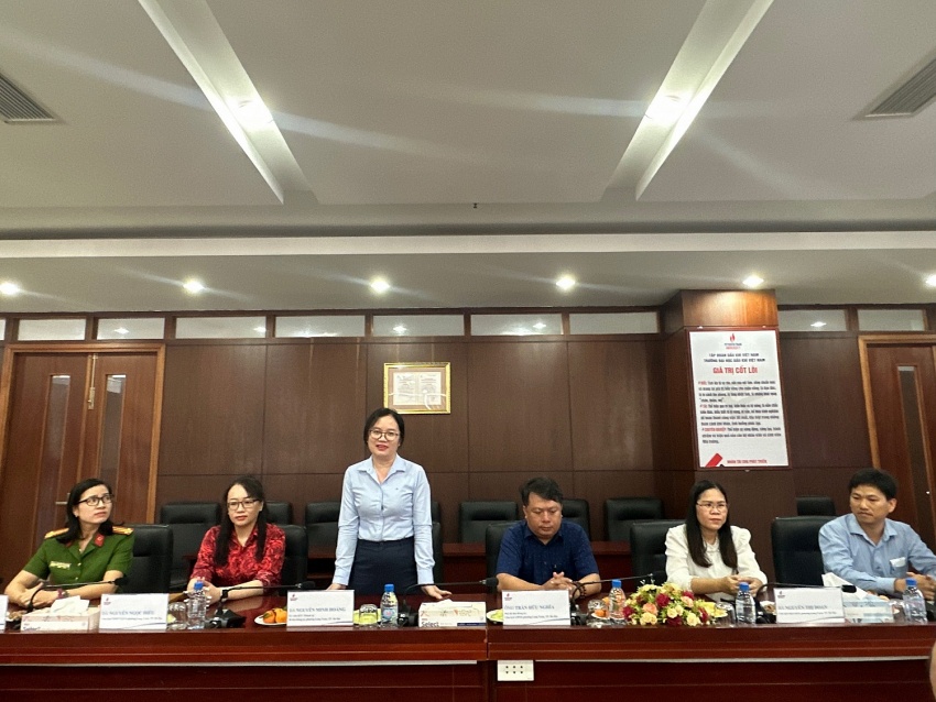 Lãnh đạo phường Long Toàn, TP Bà Rịa đến thăm, làm việc tại Trường Đại học Dầu khí Việt Nam
