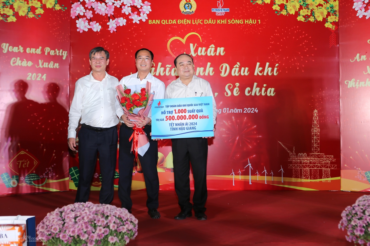 Ấm áp chương trình “Xuân nghĩa tình Dầu khí” trên công trường Nhà máy Nhiệt điện Sông Hậu 1