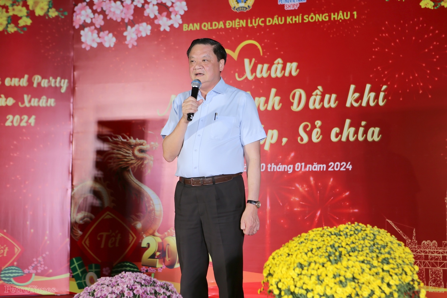 Ấm áp chương trình “Xuân nghĩa tình Dầu khí” trên công trường Nhà máy Nhiệt điện Sông Hậu 1