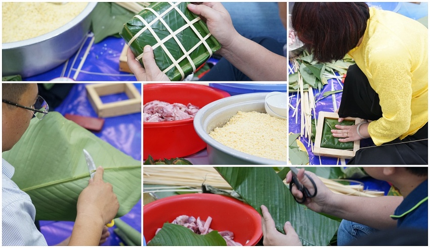 Công đoàn PVFCCo tổ chức Hội thi “Gói bánh chưng” Xuân Giáp Thìn 2024
