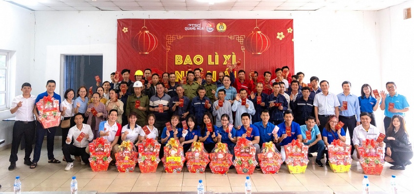 Đoàn Thanh niên PTSC Quảng Ngãi thực hiện chương trình “Bao Lì Xì Nhân Ái” lần thứ 16