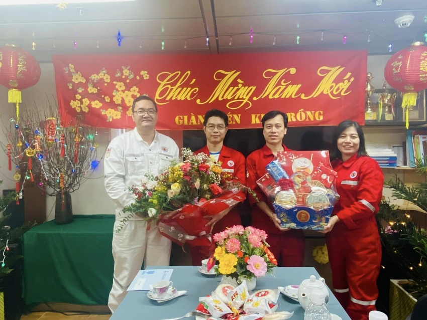 “Xuân nghĩa tình Dầu khí - Tết ấm áp, sẻ chia” tại Liên doanh Vietsovpetro