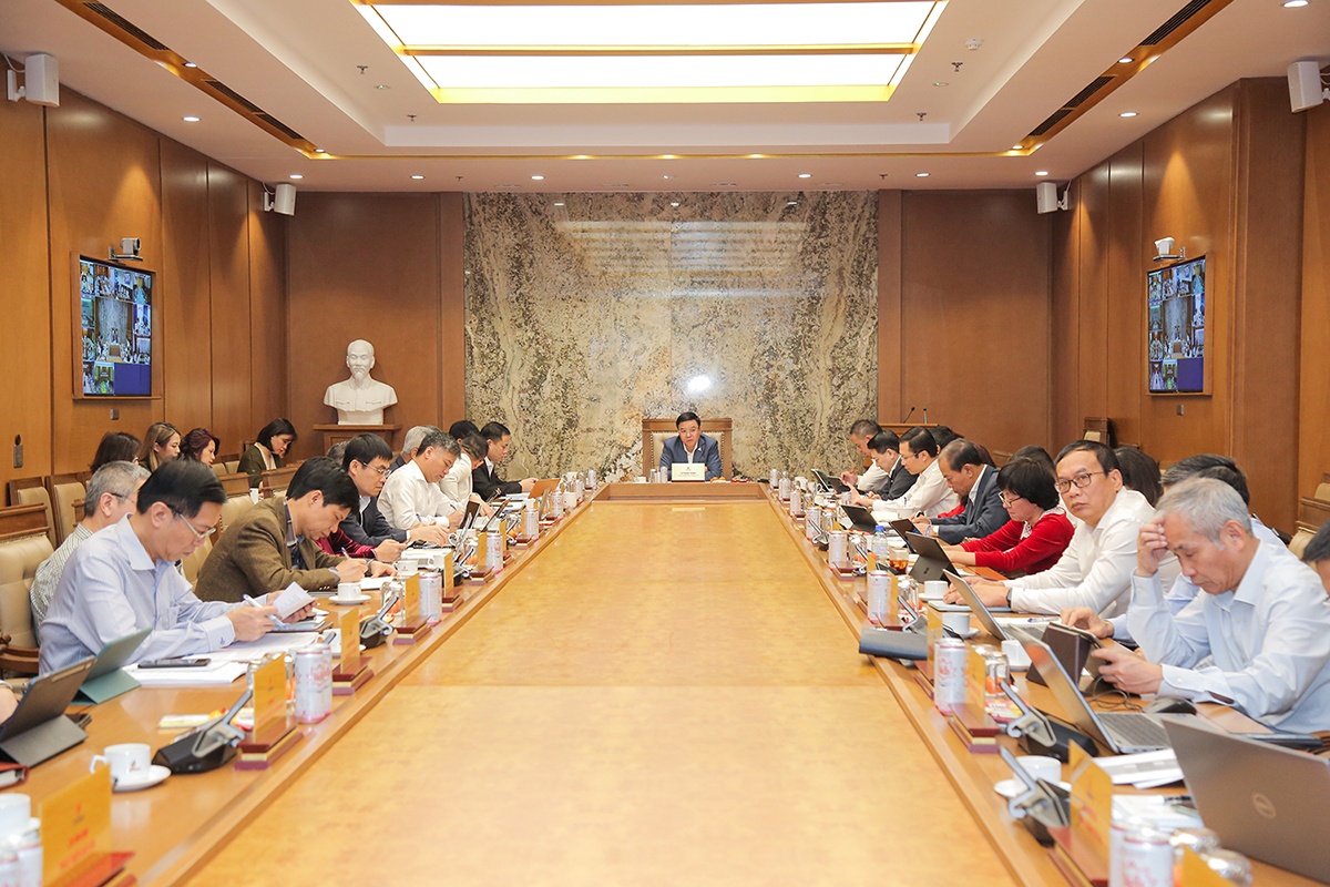 Toàn cảnh buổi giao ban Toàn cảnh buổi giao ban