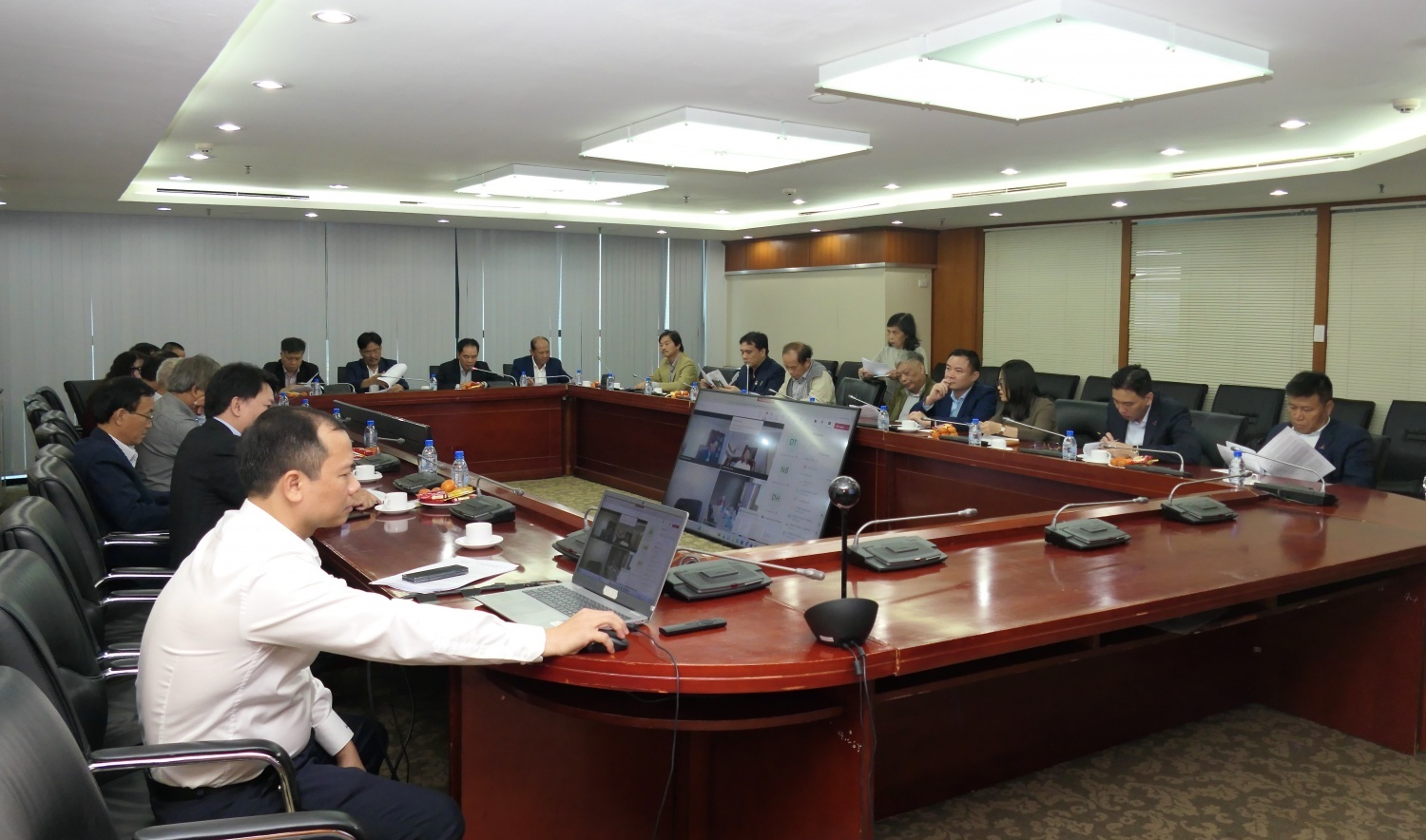 Toàn cảnh Hội nghị Tổng kết công tác năm 2023 và đề ra phương hướng hoạt động năm 2024 của Hội DKVN.
