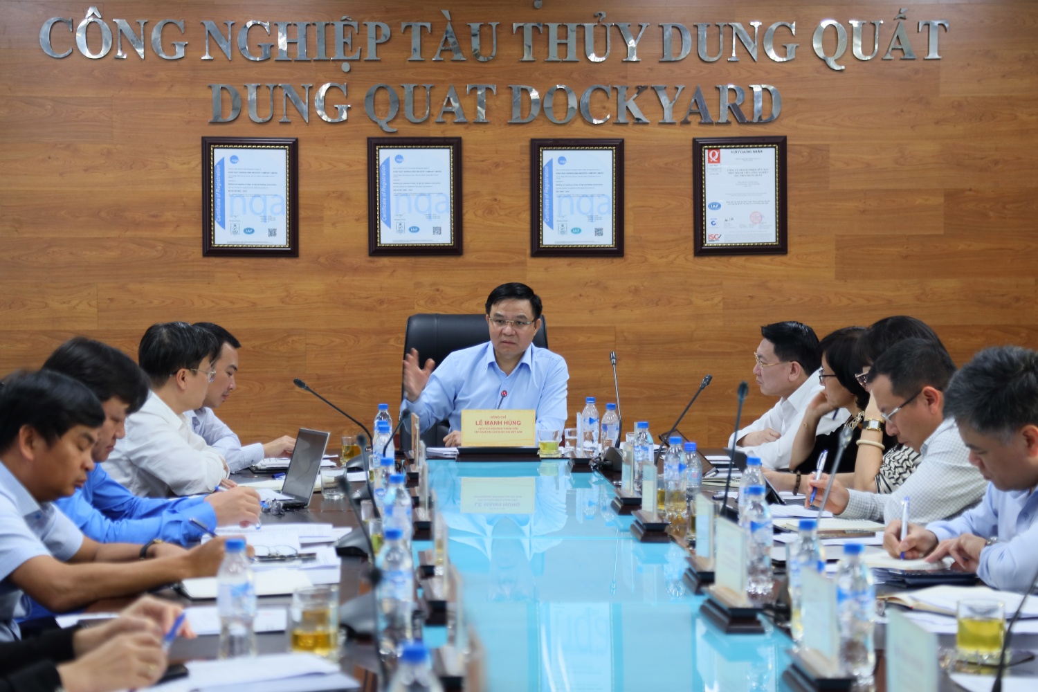 Chủ tịch HĐTV Petrovietnam Lê Mạnh Hùng: “Tập trung số 1 vào công tác tái cấu trúc DQS”