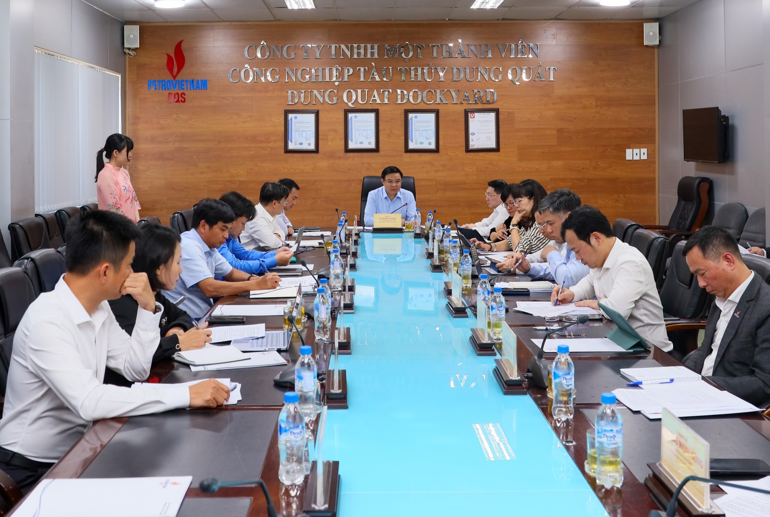 Chủ tịch HĐTV Petrovietnam Lê Mạnh Hùng: “Tập trung số 1 vào công tác tái cấu trúc DQS”