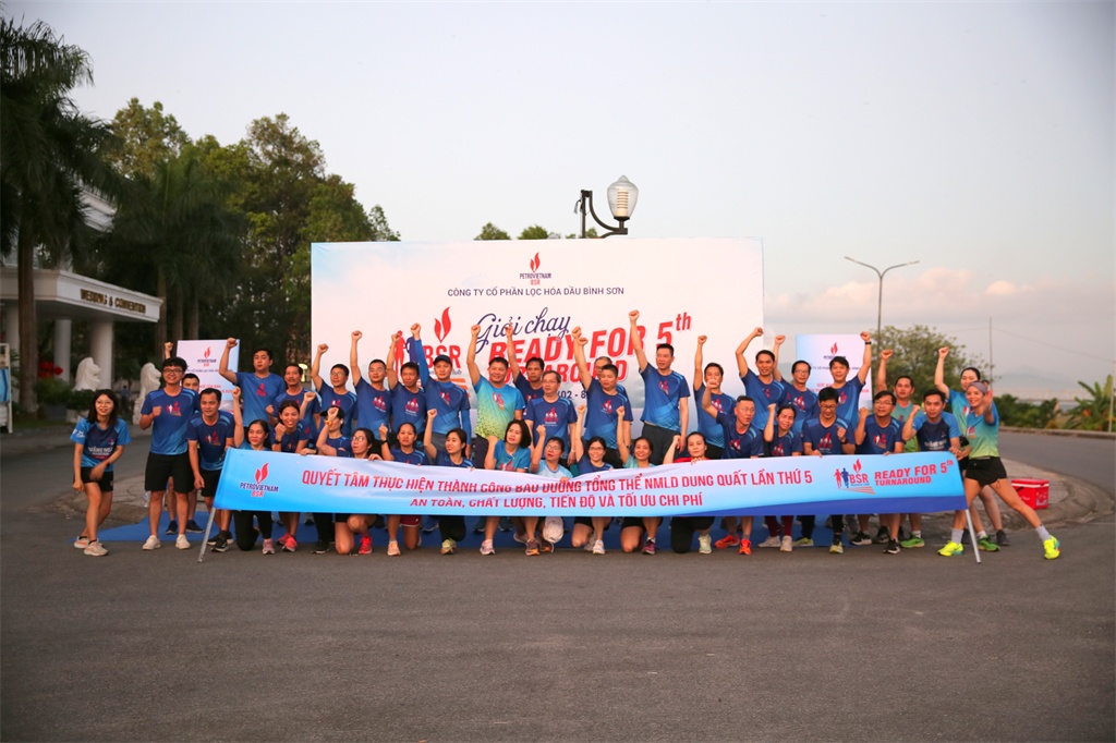 Gần 600 CBCNV BSR và nhà thầu tham gia giải chạy “Ready for 5th Turnaround”