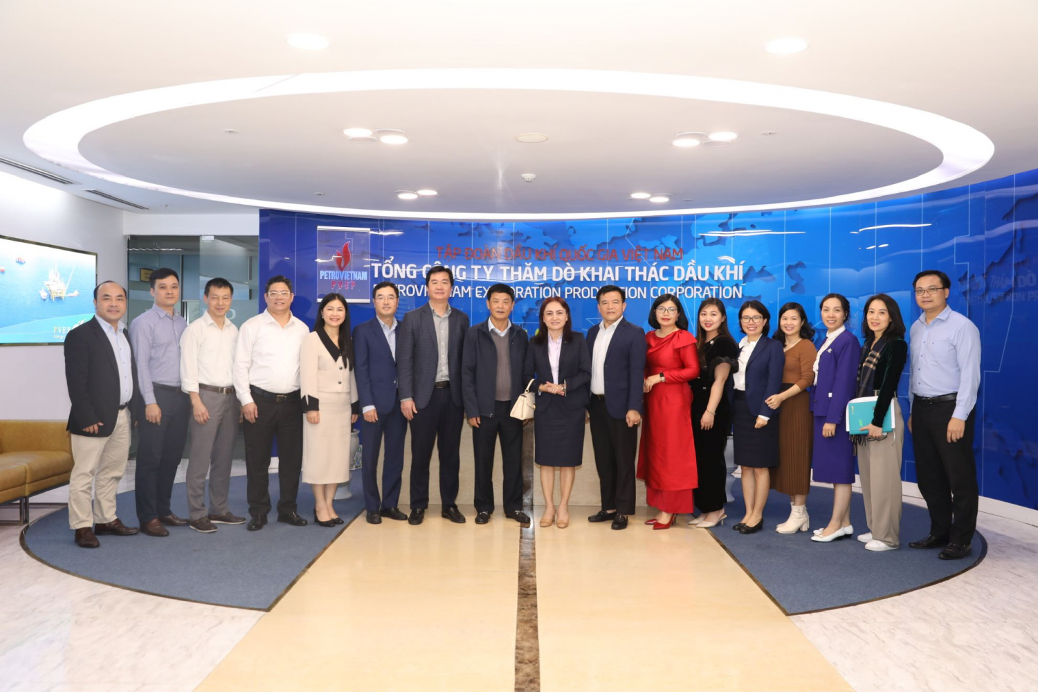 Công đoàn Dầu khí Việt Nam làm việc với Công đoàn PVEP Công đoàn Dầu khí Việt Nam làm việc với Công đoàn PVEP