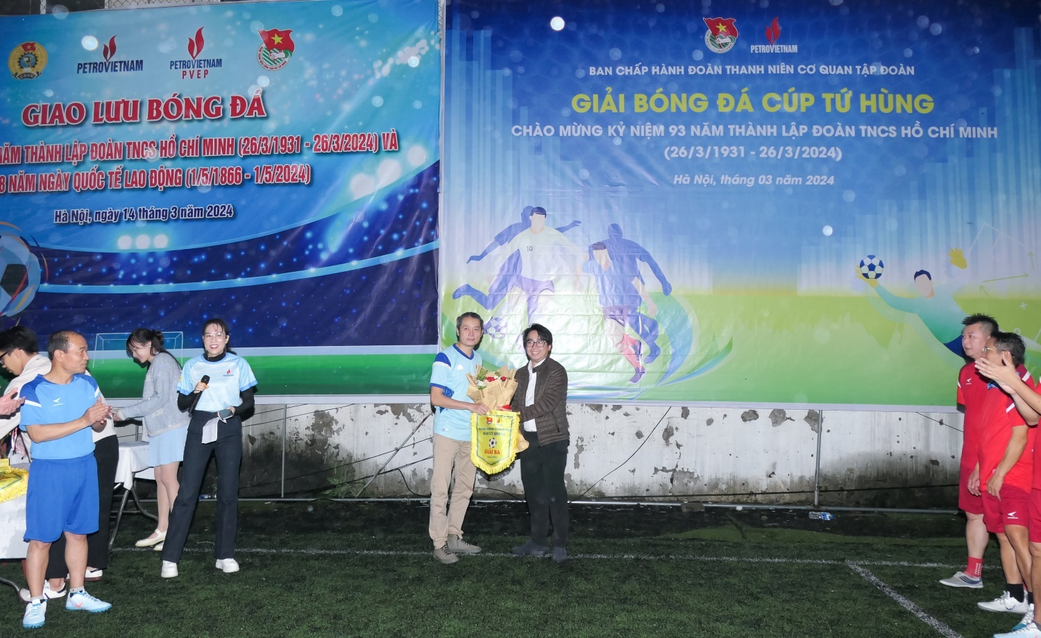 Đoàn Thanh niên Cơ quan Tập đoàn tổ chức bế mạc giải bóng đá Cúp Tứ Hùng 2024 Đoàn Thanh niên Cơ quan Tập đoàn tổ chức bế mạc giải bóng đá Cúp Tứ Hùng 2024