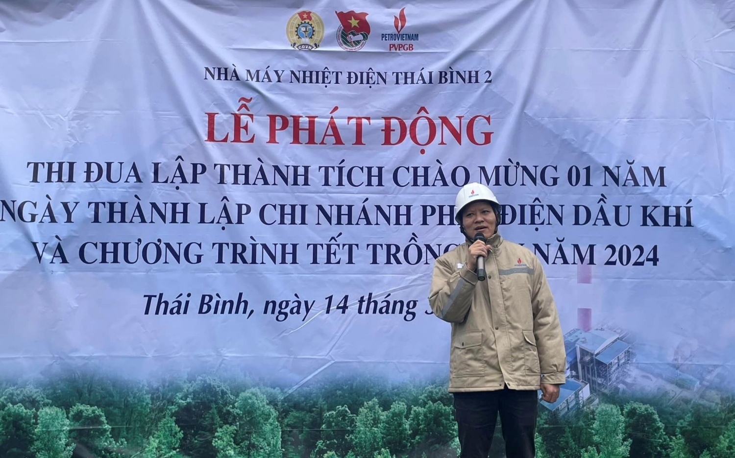 NMNĐ Thái Bình 2 phát động thi đua sản xuất và Tết trồng cây năm 2024