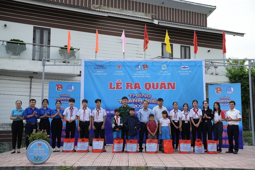 PTSC Quảng Ngãi ra quân Tháng Thanh niên năm 2024