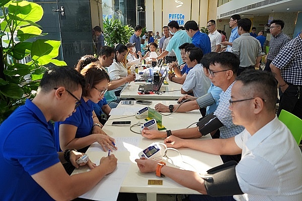 Ngày hội hiến máu nhân đạo “Nhiệt huyết người Dầu khí” tại trụ sở PVFCCo