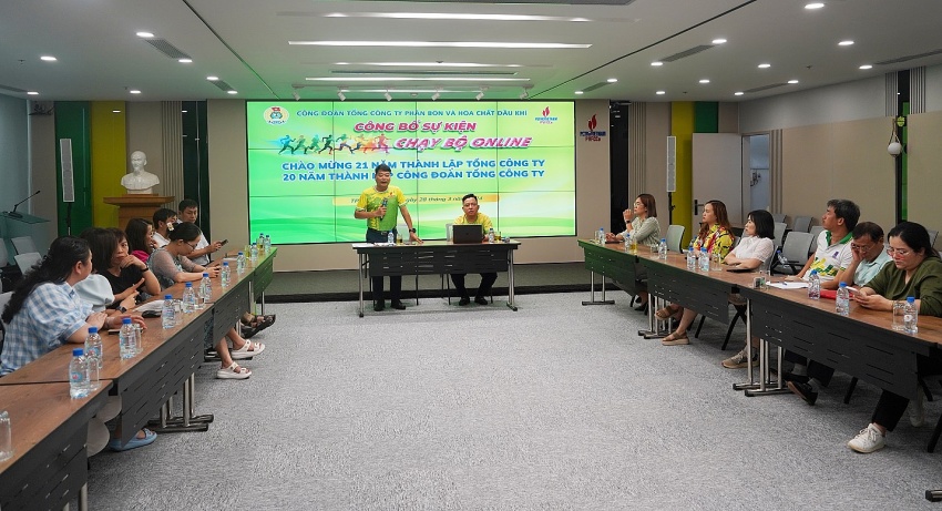 Công bố sự kiện giải chạy bộ online “Công đoàn PVFCCo – 20 năm vững bước vươn xa”