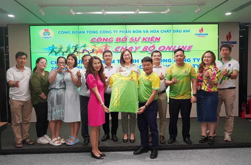 Công bố sự kiện giải chạy bộ online “Công đoàn PVFCCo – 20 năm vững bước vươn xa”