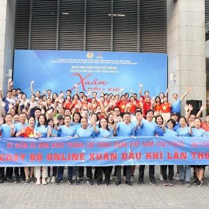 CĐ DKVN khai mạc Giải chạy bộ online Xuân Dầu khí lần thứ 3 năm 2024