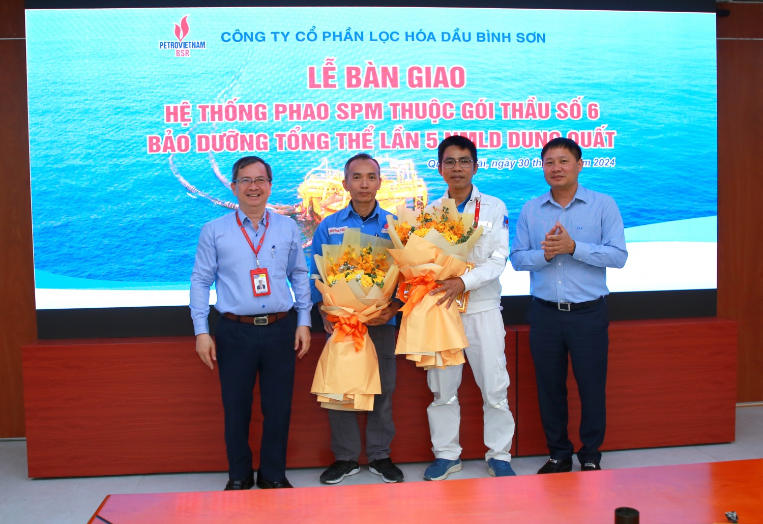 BSR hoàn thành gói thầu số 6 - bảo dưỡng hệ thống Phao rót dầu SPM BSR hoàn thành gói thầu số 6 - bảo dưỡng hệ thống Phao rót dầu SPM