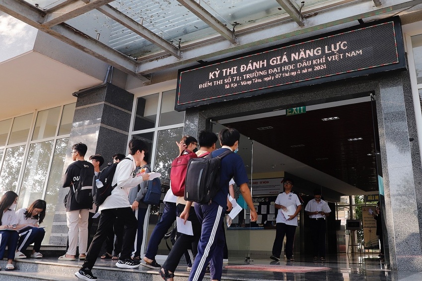 Trường Đại học Dầu khí Việt Nam tổ chức thành công điểm thi số 71, kỳ thi đánh giá năng lực đợt 1 năm 2024