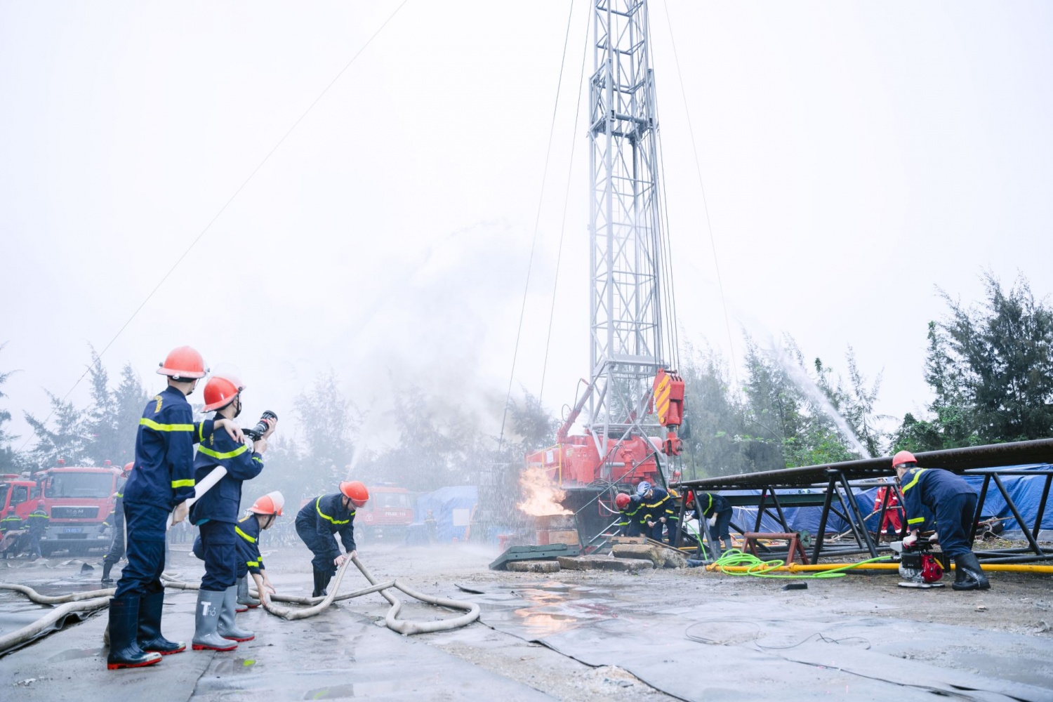 PVEP Sông Hồng khởi công thu dọn công trình dầu khí tại tỉnh Thái Bình