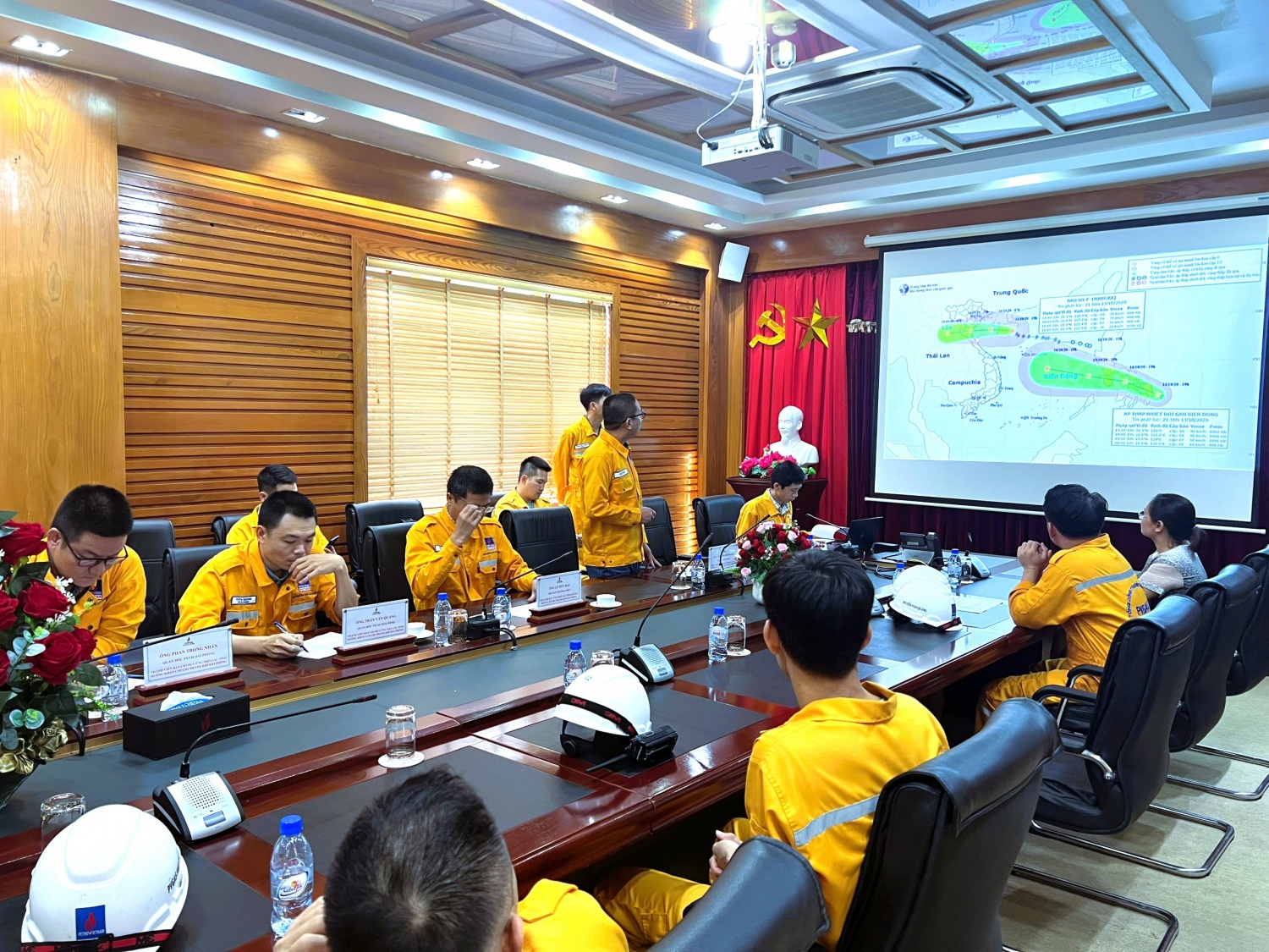 Buổi họp diễn tập phòng chống thiên tai năm 2024
