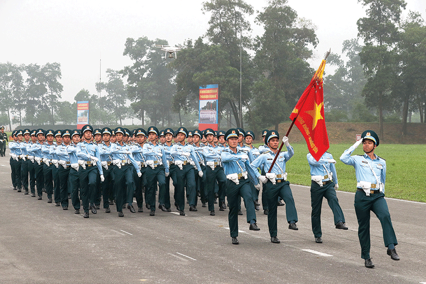 Hợp luyện diễu binh, sẵn sàng cho ngày hội lớn