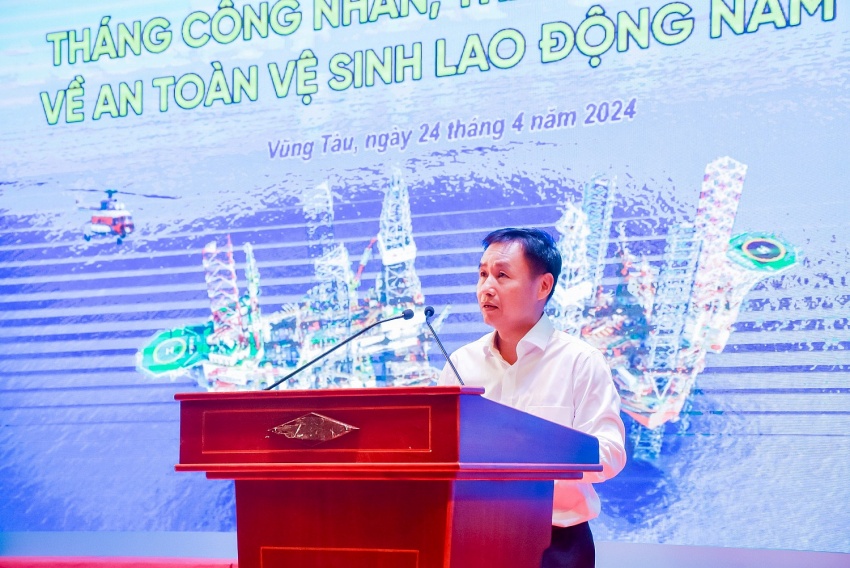 Vietsovpetro tổ chức Lễ phát động Tháng hành động về ATVSLĐ và Tháng Công nhân năm 2024