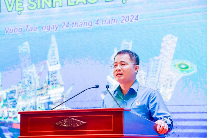 Vietsovpetro tổ chức Lễ phát động Tháng hành động về ATVSLĐ và Tháng Công nhân năm 2024