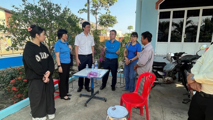 CĐ DKVN thăm, động viên và tặng quà người lao động khó khăn tại tỉnh Bà Rịa – Vũng Tàu và TP.HCM nhân Tháng Công nhân năm 2024