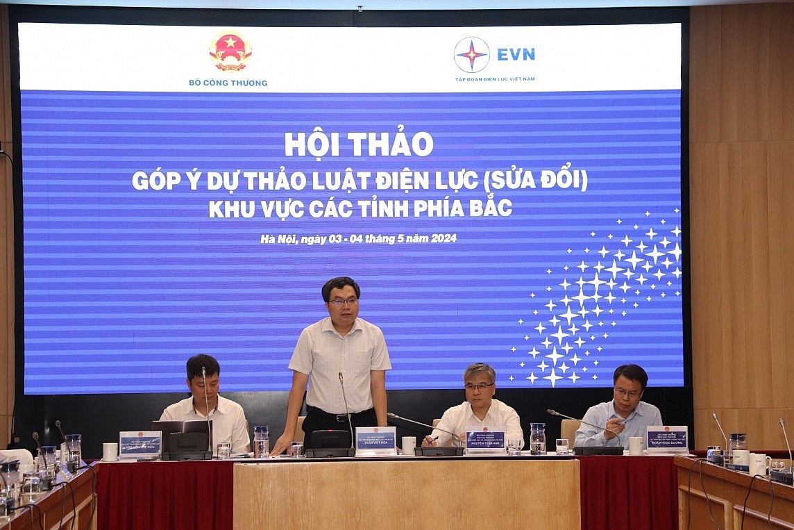 Bộ Công Thương tổ chức Hội thảo góp ý Dự thảo Luật Điện lực (sửa đổi) khu vực phía Bắc
