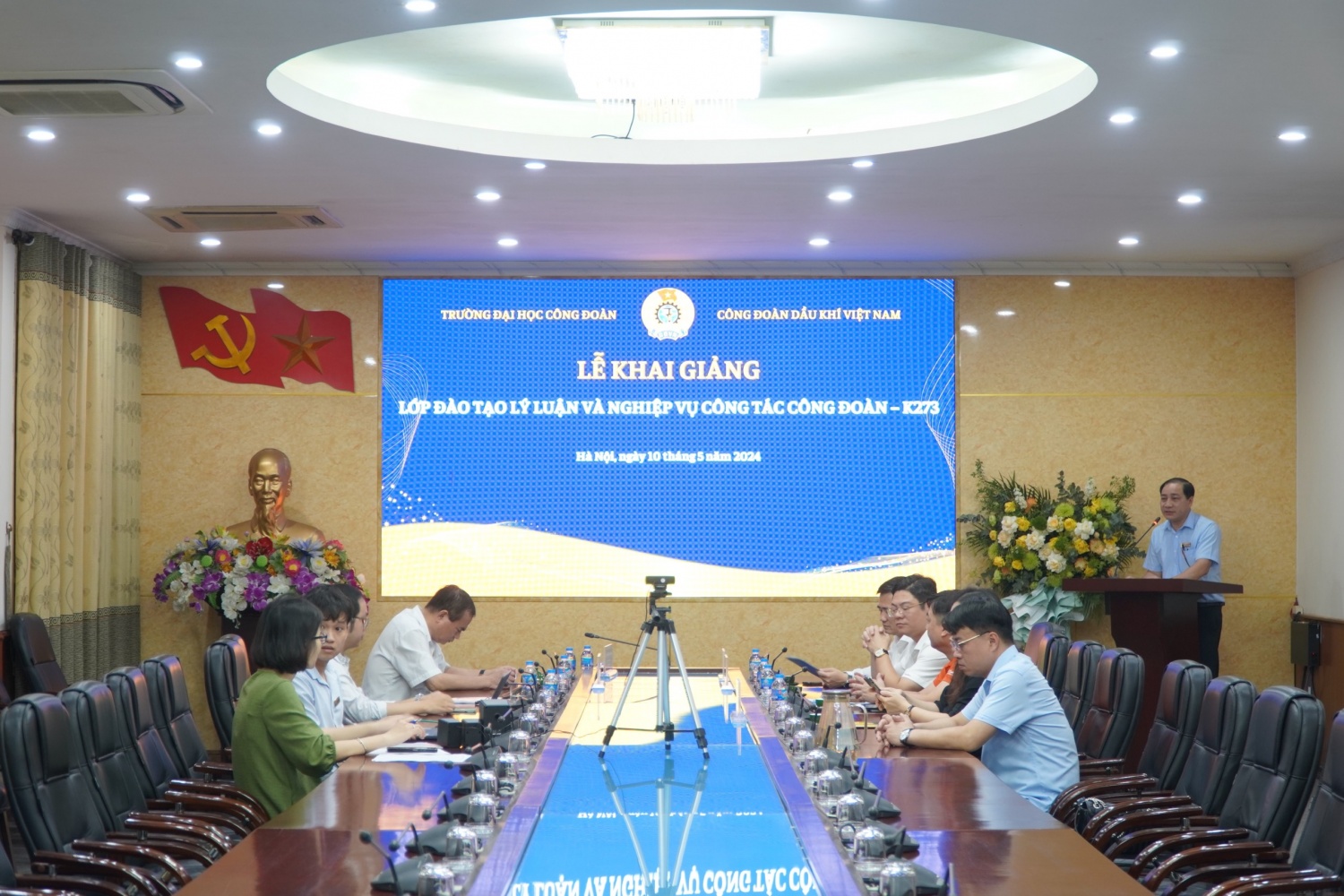 CĐ DKVN khai giảng Lớp đào tạo lý luận và nghiệp vụ công tác công đoàn