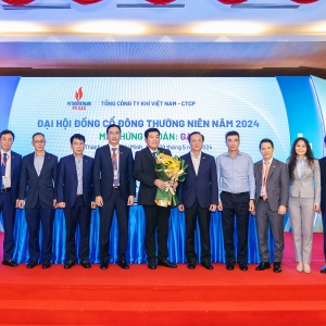 PV GAS chia cổ tức năm 2023 bằng tiền với tỷ lệ 60%, tăng vốn điều lệ thêm 2% trong năm 2024