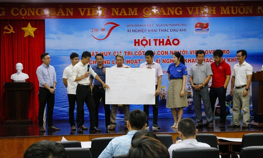 Xí nghiệp Khai thác Dầu khí: Phát huy giá trị cốt lõi con người Vietsovpetro về “thích ứng linh hoạt”