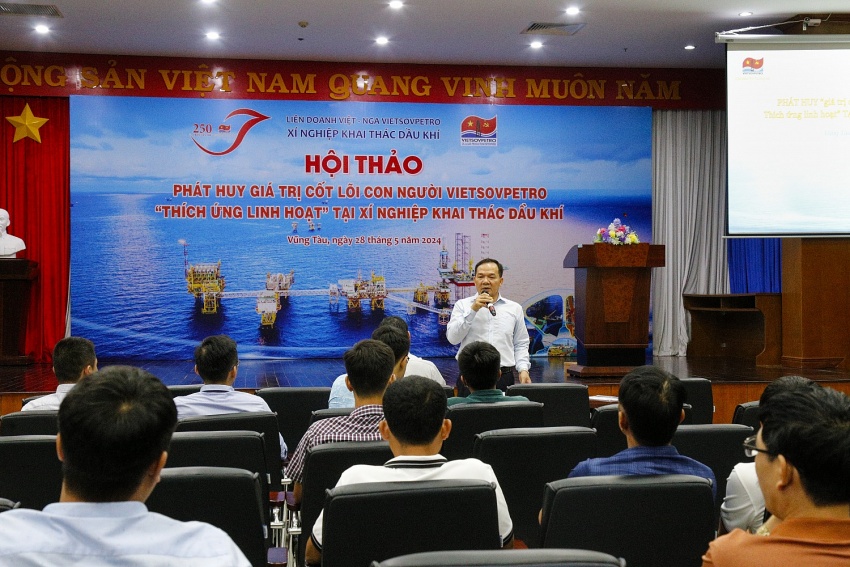 Xí nghiệp Khai thác Dầu khí: Phát huy giá trị cốt lõi con người Vietsovpetro về “thích ứng linh hoạt”