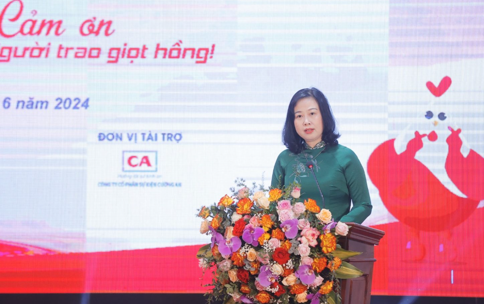 Tôn vinh 100 gương hiến máu tiêu biểu toàn quốc 2024