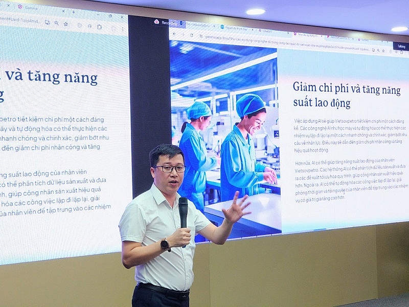 Vietsovpetro tổ chức tọa đàm “Ứng dụng AI trong doanh nghiệp”